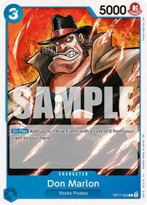 Don Marlon - The World's Strongest Warriors (OP17) #OP17-052 - Common One Piece Trading Card