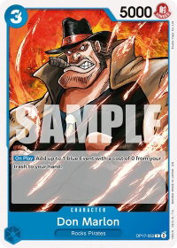 Don Marlon - The World's Strongest Warriors (OP17) #OP17-052 - Common One Piece Trading Card