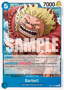Barbell - The World's Strongest Warriors (OP17) #OP17-053 - Common One Piece Trading Card