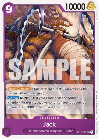 Jack - The World's Strongest Warriors (OP17) #OP17-069 - Uncommon One Piece Trading Card