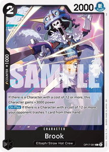 Brook - The World's Strongest Warriors (OP17) #OP17-091 - Common One Piece Trading Card