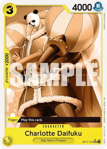 Charlotte Daifuku (Pandaman Art) - The World's Strongest Warriors (OP17) #OP17-107 - Uncommon One Piece Trading Card