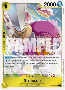 Streusen (113) - The World's Strongest Warriors (OP17) #OP17-113 - Rare One Piece Trading Card