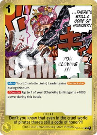Don't you know that even in the cruel world of pirates there's still a code of honor?!! - The World's Strongest Warriors (OP17) #OP17-115 - Rare One Piece Trading Card
