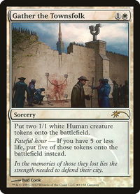 Gather the Townsfolk - WPN & Gateway Promos (WPN) #8 - Promo Magic: The Gathering Trading Card