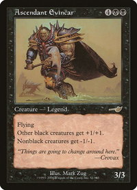 Ascendant Evincar - Nemesis (NMS) #51 - Rare Magic: The Gathering Trading Card