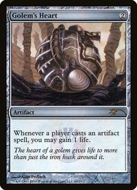 Golem's Heart - WPN & Gateway Promos (WPN) #60 - Promo Magic: The Gathering Trading Card