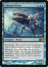 Colossal Whale - Launch Party & Release Event Promos (LARP) #48★ - Promo Magic: The Gathering Trading Card