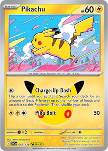 Pikachu - 042/128 - ME: 30th Celebration (30C) #042/128 - Pikachu Rare Pokémon Trading Card
