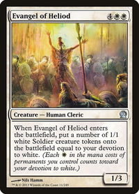 Evangel of Heliod - Theros (THS) #11 - Uncommon Magic: The Gathering Trading Card