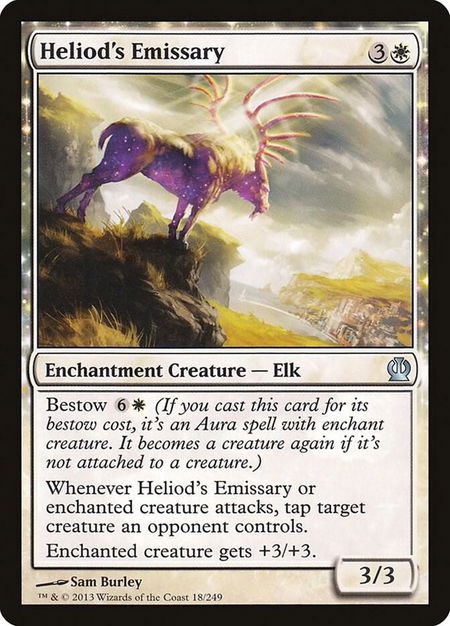 Heliod's Emissary - Theros Magic: The Gathering trading card