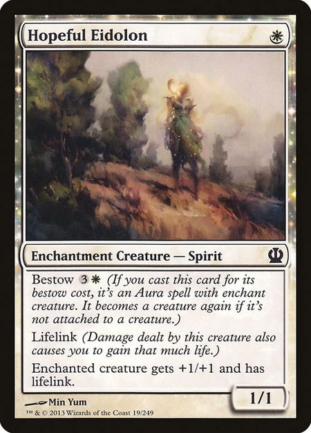 Hopeful Eidolon - Theros Magic: The Gathering trading card