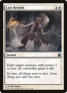 Last Breath - Theros (THS) #22 - Common Magic: The Gathering Trading Card
