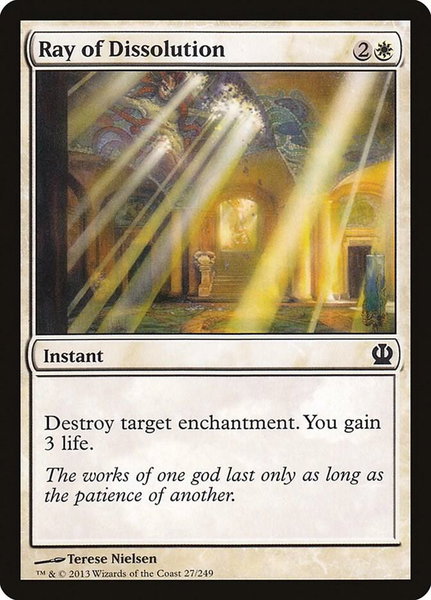 Ray of Dissolution - Theros Magic: The Gathering trading card