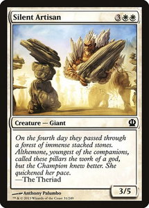 Silent Artisan - Theros (THS) #31 - Common Magic: The Gathering Trading Card
