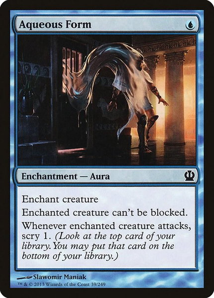 Aqueous Form - Theros Magic: The Gathering trading card