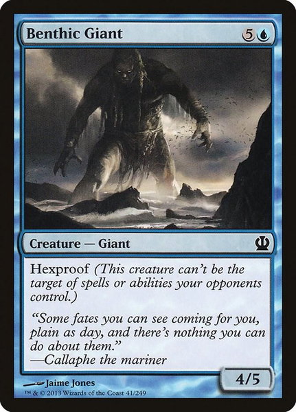 Benthic Giant - Theros Magic: The Gathering trading card