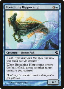 Breaching Hippocamp - Theros (THS) #43 - Common Magic: The Gathering Trading Card