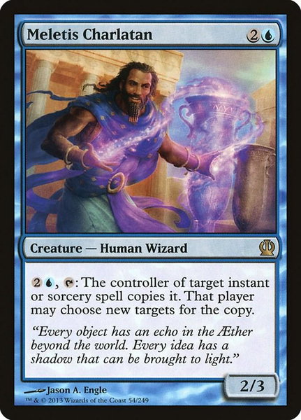 Meletis Charlatan - Theros Magic: The Gathering trading card