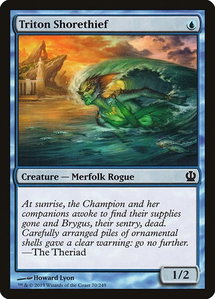Triton Shorethief - Theros (THS) #70 - Common Magic: The Gathering Trading Card
