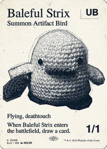 Baleful Strix (0088) - Secret Lair x MSCHF: The Zeta Set (SLZ) #88 - Common Magic: The Gathering Trading Card