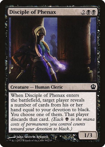 Disciple of Phenax - Theros Magic: The Gathering trading card