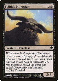 Felhide Minotaur - Theros (THS) #87 - Common Magic: The Gathering Trading Card