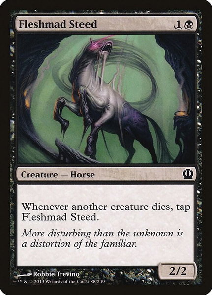 Fleshmad Steed - Theros Magic: The Gathering trading card