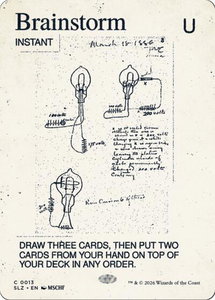 Brainstorm (0013) - Secret Lair x MSCHF: The Zeta Set (SLZ) #13 - Common Magic: The Gathering Trading Card