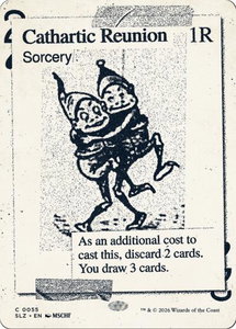 Cathartic Reunion (0055) - Secret Lair x MSCHF: The Zeta Set (SLZ) #55 - Common Magic: The Gathering Trading Card