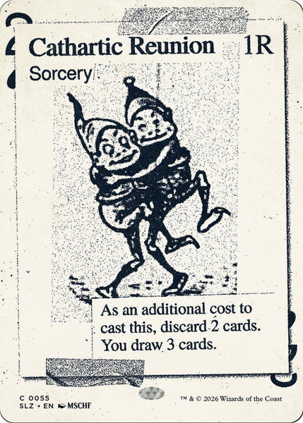 Cathartic Reunion (0055) - Secret Lair x MSCHF: The Zeta Set Magic: The Gathering trading card