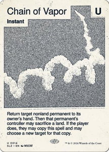 Chain of Vapor (0014) - Secret Lair x MSCHF: The Zeta Set (SLZ) #14 - Uncommon Magic: The Gathering Trading Card