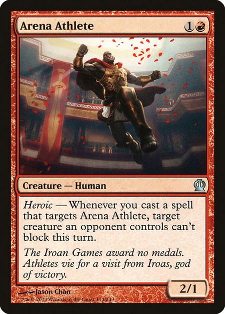 Arena Athlete - Theros Magic: The Gathering trading card