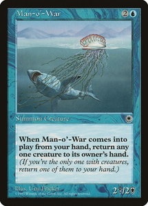 Man-o'-War - Portal (POR) #59 - Uncommon Magic: The Gathering Trading Card