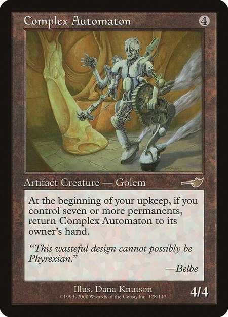 Complex Automaton - Nemesis Magic: The Gathering trading card