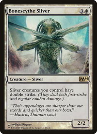 Bonescythe Sliver - Media Promos (MEDIA) #1 - Promo Magic: The Gathering Trading Card