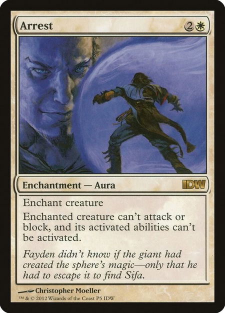 Arrest (IDW Comics 2012) - Media Promos Magic: The Gathering trading card