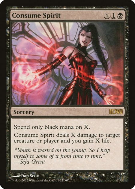 Consume Spirit (IDW Comics 2012) - Media Promos Magic: The Gathering trading card