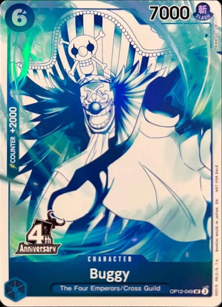 Buggy (4th Anniversary Treasure Campaign Pack) - One Piece Promotion Cards One Piece trading card