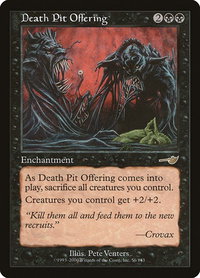 Death Pit Offering - Nemesis (NMS) #56 - Rare Magic: The Gathering Trading Card