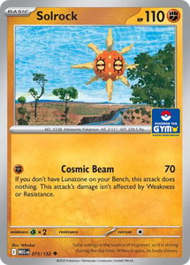 Solrock - 075/132 (GYM) - Southeast Asia Exclusives (SEA) #075/132 - Promo Pokémon Trading Card