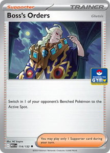 Boss's Orders [Ghetsis] - 114/132 (GYM) - Southeast Asia Exclusives (SEA) #114/132 - Promo Pokémon Trading Card