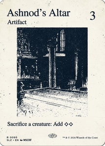 Ashnod's Altar (0095) - Secret Lair x MSCHF: The Zeta Set (SLZ) #95 - Rare Magic: The Gathering Trading Card