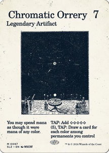 Chromatic Orrery (0097) - Secret Lair x MSCHF: The Zeta Set (SLZ) #97 - Mythic Rare Magic: The Gathering Trading Card