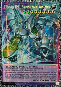 Favorite HERO Shining Flare Wingman (GMR) - Magnificent Monsters (MAMO) #MAMO-EN004 - Grand Master Rare YuGiOh Trading Card