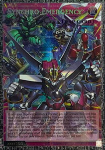 Synchro Emergency (GMR) - Magnificent Monsters (MAMO) #MAMO-EN009 - Grand Master Rare YuGiOh Trading Card