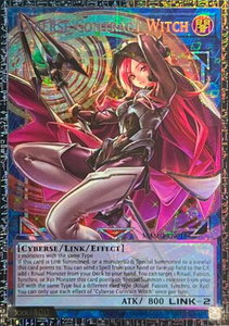 Cyberse Contract Witch (GMR) - Magnificent Monsters (MAMO) #MAMO-EN018 - Grand Master Rare YuGiOh Trading Card