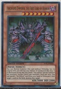 Archfiend Emperor, the First Lord of Horror - Judgment of the Light (JOTL) #JOTL-ENDE1 - Ultra Rare YuGiOh Trading Card