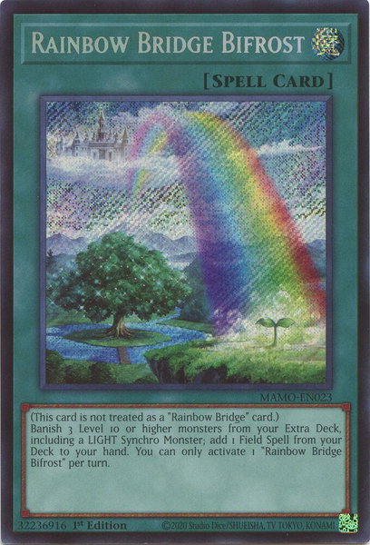 Rainbow Bridge Bifrost (Secret Rare) - Magnificent Monsters YuGiOh trading card