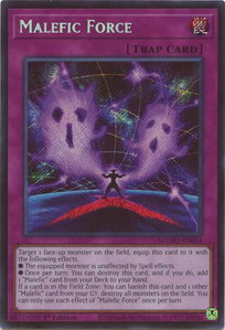 Malefic Force (Secret Rare) - Magnificent Monsters (MAMO) #MAMO-EN024 - Secret Rare YuGiOh Trading Card